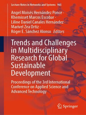 cover image of Trends and Challenges in Multidisciplinary Research for Global Sustainable Development